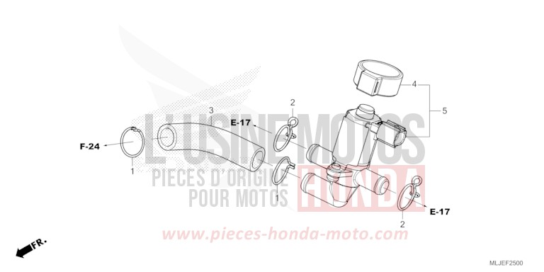 AIR INJECTION VALVE for Gold Wing MAT ARMRED GREEN METALLIC (G208) from 2024